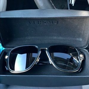 Versace men’s polarized sunglasses